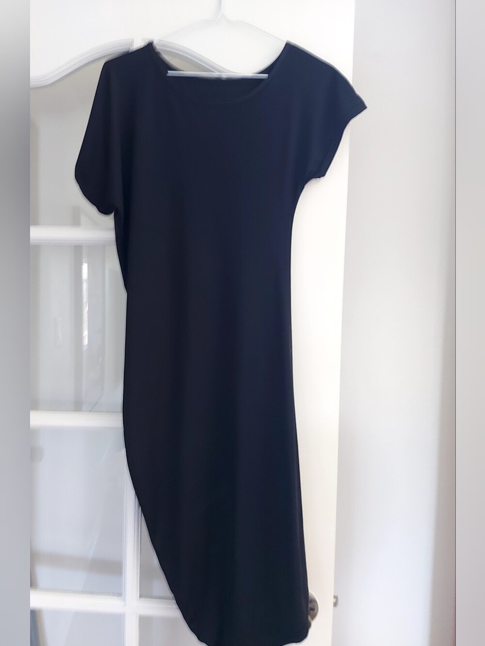 Classic Black Asymmetric Women’s Dress